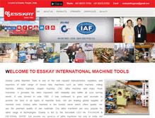 Tablet Screenshot of esskaymachines.com